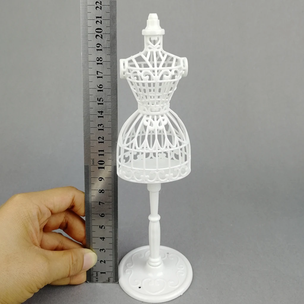 1/6 For BJD Accessory Doll Display Holder Clothes Window Display White