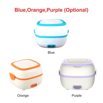 

1L Multi-functional Electric Lunch Box 110/220v/car EU/US Plug Food-grade Mini Food Container Food Warmer for Dinnerware Sets CE