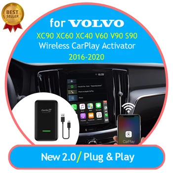 

Carlinkit CarPlay Wireless Activator for Volvo XC90 XC60 XC40 V90 2016-2020 Convert Wired OEM CarPlay to Wireless CarPlay2Air