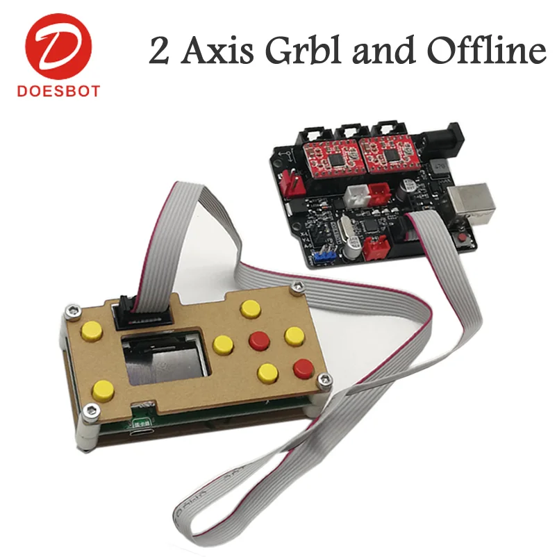 

GRBL 2 Axis Control board and GRBL Offline Controller Board 1 Inch Lcd Laser Board Corexy