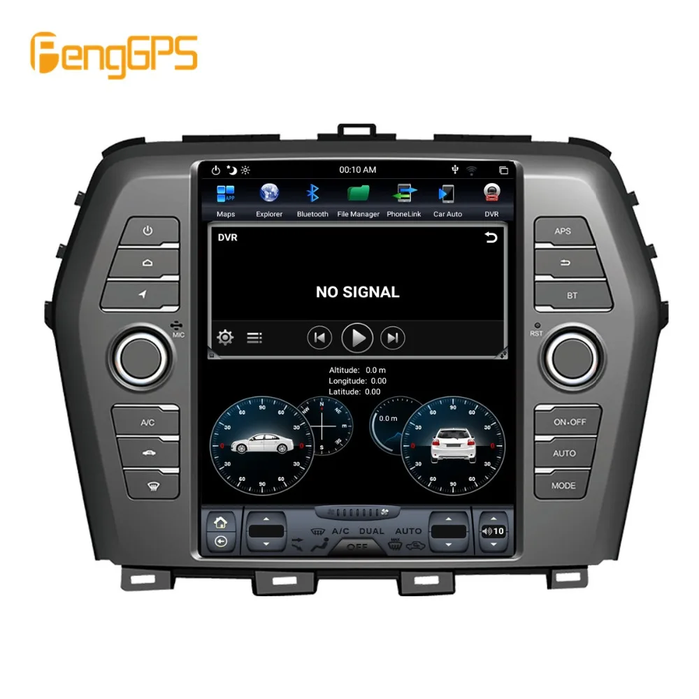 10," Тесла Android 8.1PX6 4+ 64 Гб Голосовое управление встроенный CARPLAY автомобильный радиоприемник для Nissan Maxima- gps навигация