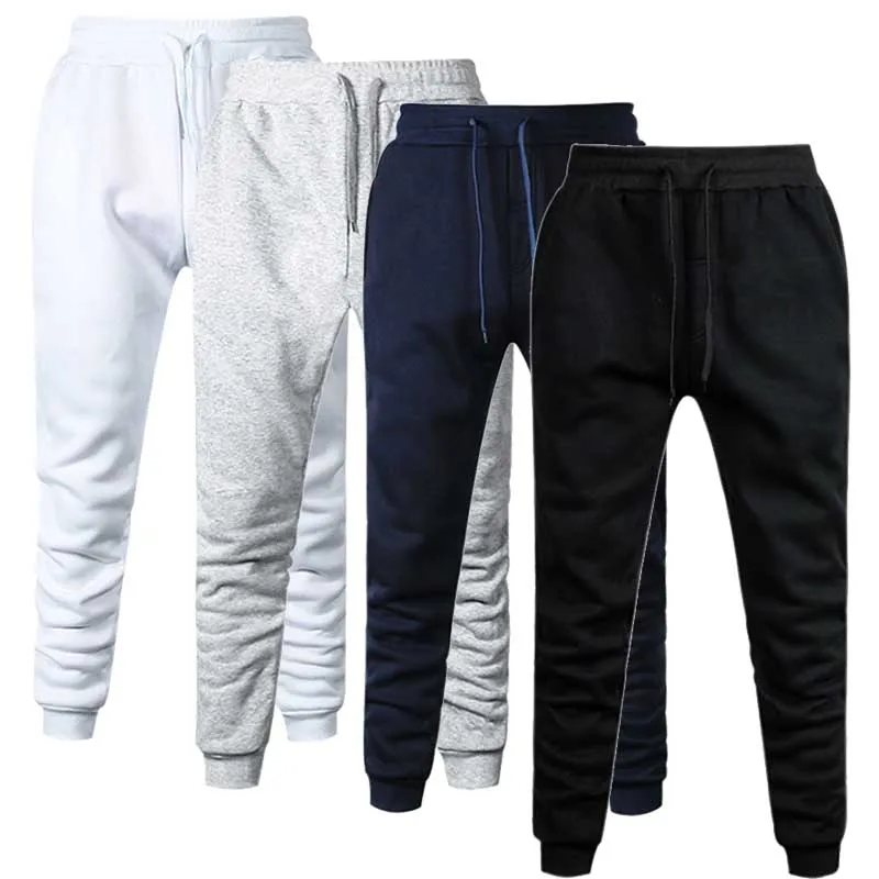 

Fashion Men Jogger Gyms Pants Spring Autumn Male Casual Elastic Fitness Baggy Trousers Mens Fleece Warm Winter Sweatpants