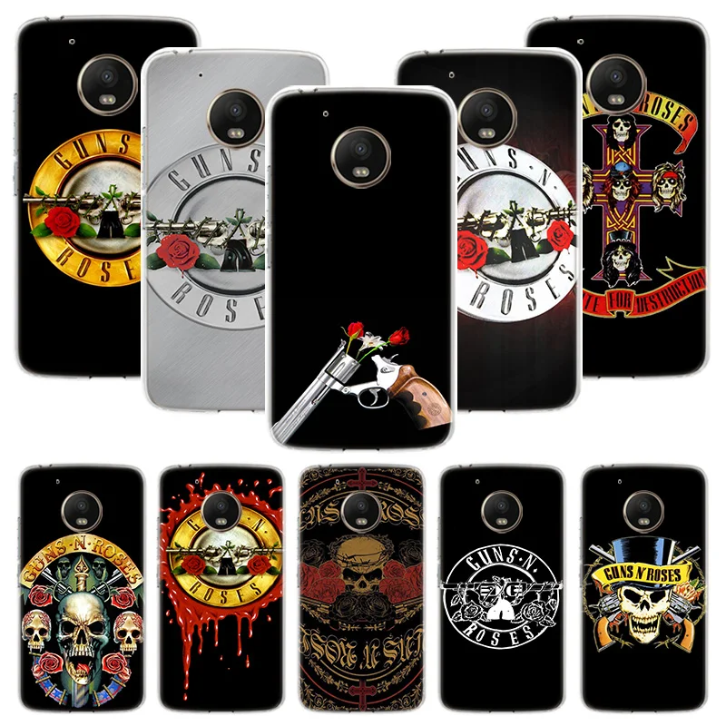 Чехол guns n roses для телефона Motorola Moto G9 G8 G7 G6 E6 E5 Plus Power Play + One Action Macro Fusion | Мобильные