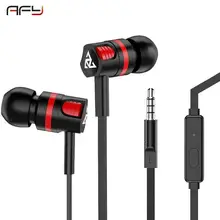 AFY наушники в ухо удобные хороший звук супер бас гарнитура для Iphone Xiaomi Huawei Samsung Android ios телефонов