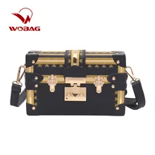 Женская модная сумка с заклепками хит цвета Женская Ретро сумка набор сумок через плечо Европейская мода мини PU маленькая квадратная сумка