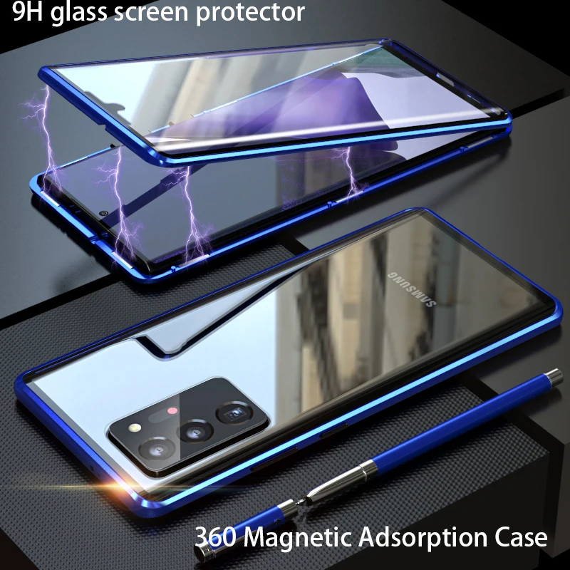 Магнитный чехол для Samsung Galaxy S20 S10 S8 S9 Note 20 Ultra Plus Lite 9 8 A71 s20 fe чехлы телефонов