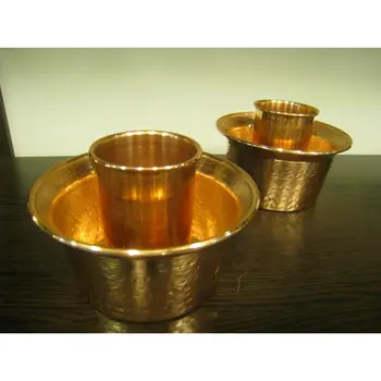 

Totally Handmade Hand Hammered Copper Turkish Raki Ouzo Wine Cooler Ehlikeyf