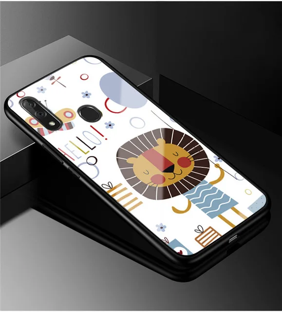 28 Для zte Blade V10 чехол V 10 PC Пластиковый стеклянный чехол для телефона черный ТПУ бампер чехол для zte Blade V10 чехол v1000 для zte V10 - Цвет: 28