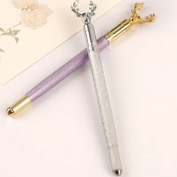 

1pc Microblading Tattoo Machine Tools Permanent Tattoo Eyebrow Makeup Manual Pen Anti-slip Handle Microblading Pen for Supplies