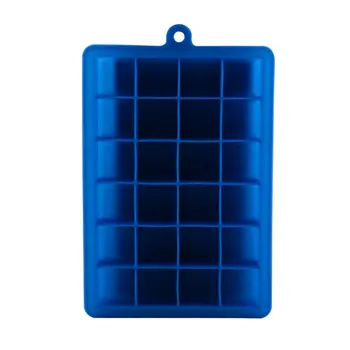 

24 Grid Silicone Ice Cube Tray Molds DIY Desert Cocktail Juice Maker Square Mould Random Color