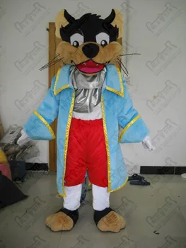 

hot sale quality plush fur wolf mascot costumes pirate fox costumes cartoon wild animal costumes