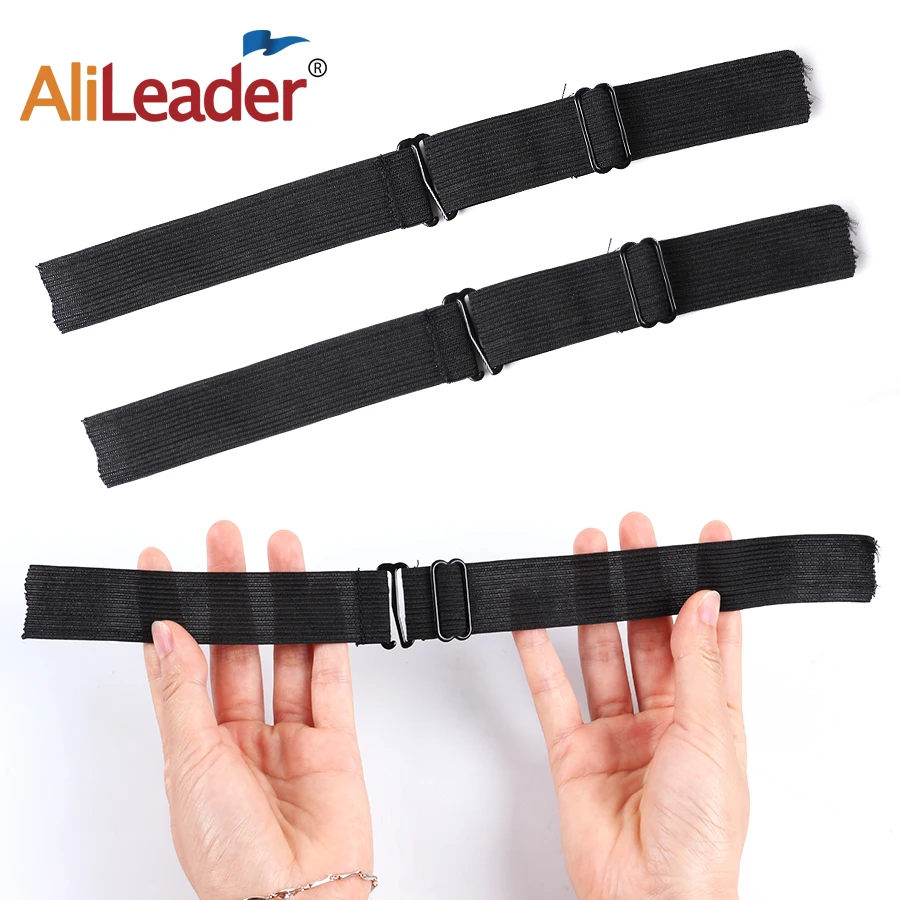 

Alileader Hair Adjustable Elastic Band For Making Wig Caps Lace Closure Highest Elastic Bands With Hooks Wig Making Accessories