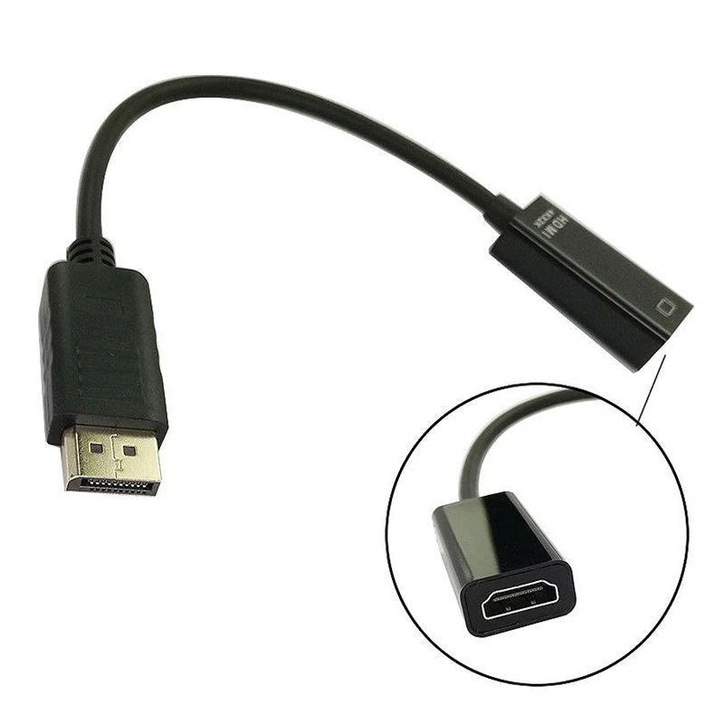Displayport/Mini Dp папа-Hdmi активный адаптер-Поддержка Ultra Hd 4K2K-25 см