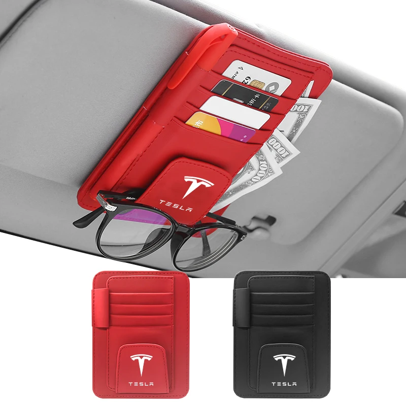 Tesla Sun Visor Card Holder | All Tesla Models 1