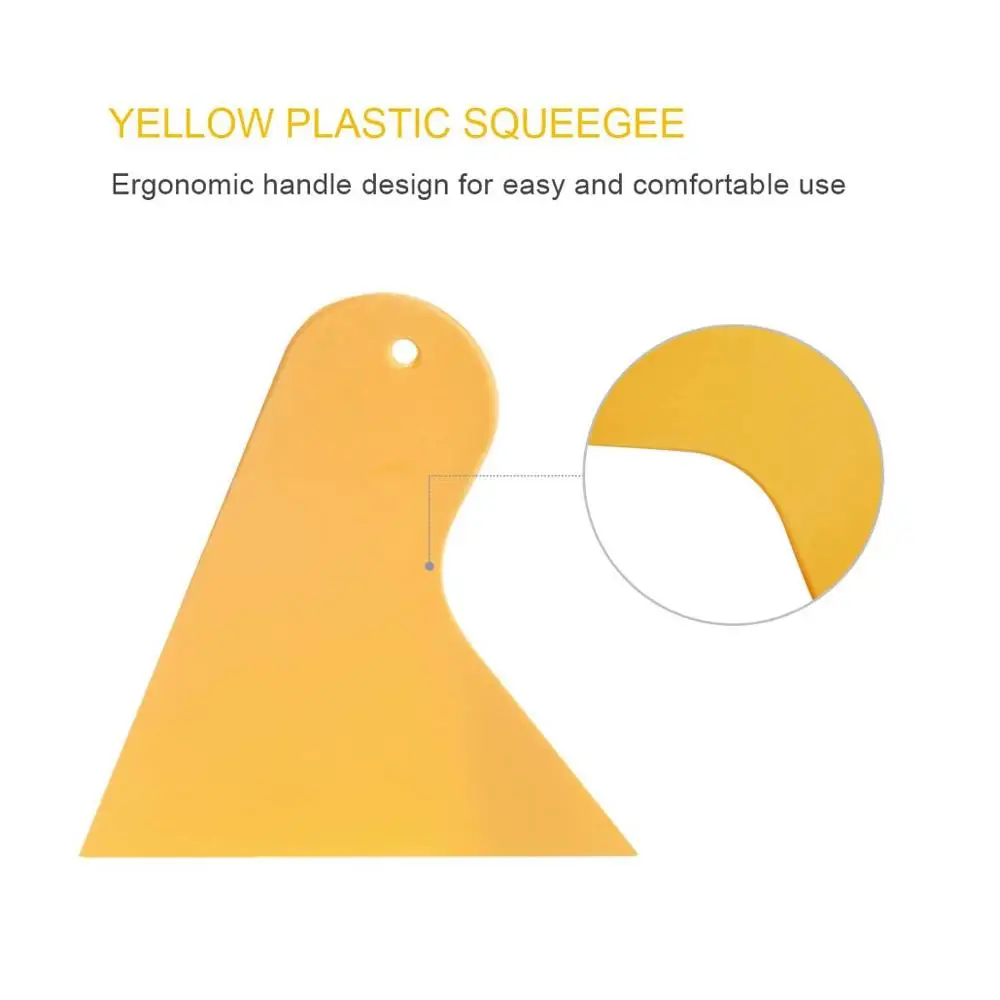5pcs Plastic Scraper window scraper tool window scraper razor blade scraper silicone scraper Cleaning Phone Film Sticker Installation Tool car sticker remover vinyl squeegee window tinting squeegee Car Window Snow Shovel Glass Water Remove Wiper Glue Squeegee