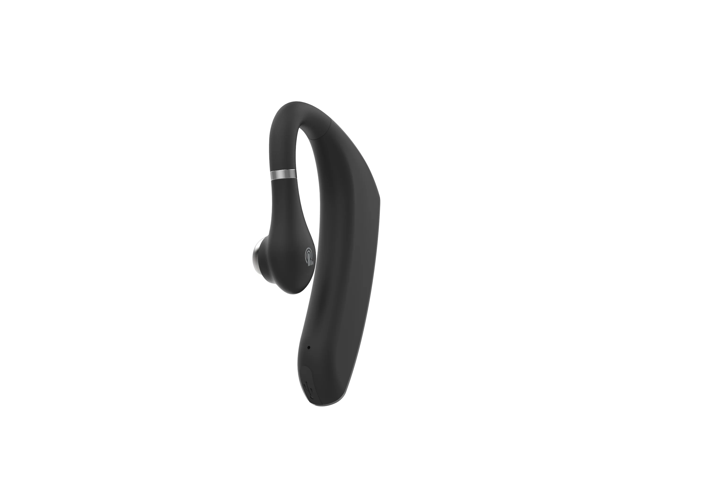Bluetooth гарнитура беспроводной наушник с выключателем звука и шумоподавлением микрофон Bluetooth наушники для смартфонов - Цвет: Black