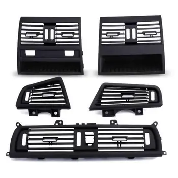 

LHD Front Row Wind Left Center Right rear Air Conditioning Vent Grill Outlet Panel With Chrome Plate For BMW 5 Series F10 F18