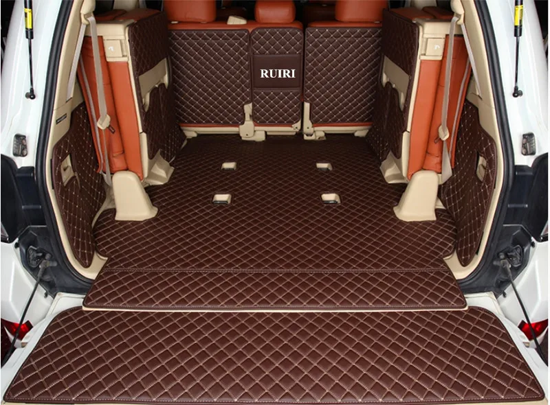 Полный Комплект ковриков для багажника автомобиля + задней двери Lexus LX 570 7 мест 2020