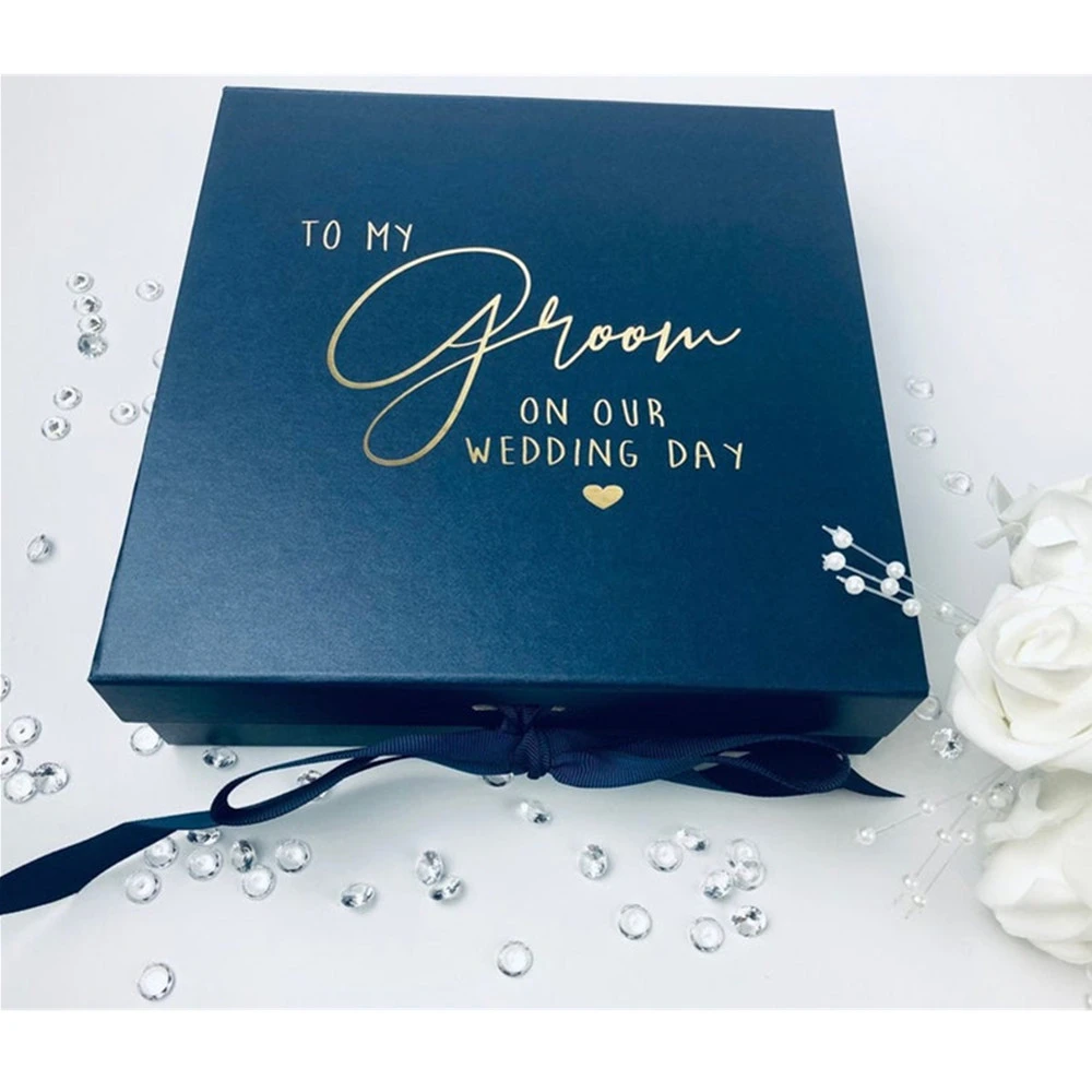 Boite Cadeau De Luxe Pour Soiree De Mariage Coffret Gfit De Remerciement Personnalise En Or Pour Marie Boite A Cadeau D Anniversaire Pour Meilleur Homme Aliexpress