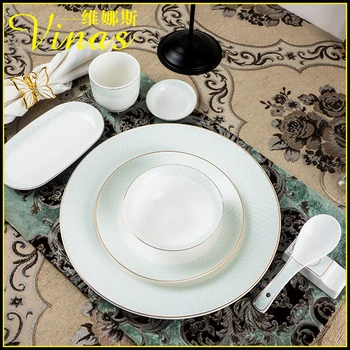 

Luxury Ceramic Steak Food Dish Nordic Style Retro Tableware Bowl Ins Dinner Plate Cup High End Dinnerware Set Minimalist Demeano