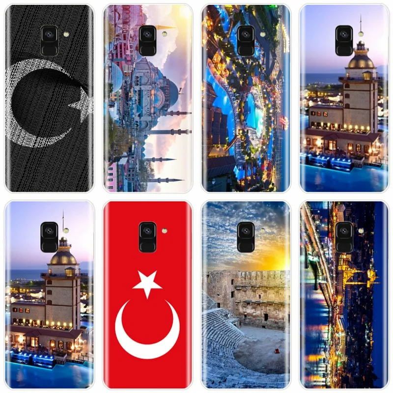 Чехол из ТПУ с изображением флага Турции чехол для телефона Samsung Galaxy A5 A7 A8 2015 2016 A3