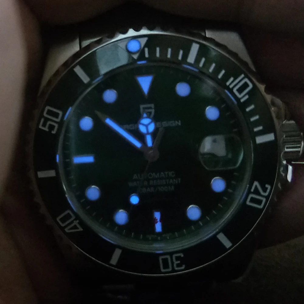 

Men's Watches PAGANI DESIGN Top Brand Luxury Mechanical Watch Men NH35 Sport Business Submarine Wristwatch Green Dial PD-1639