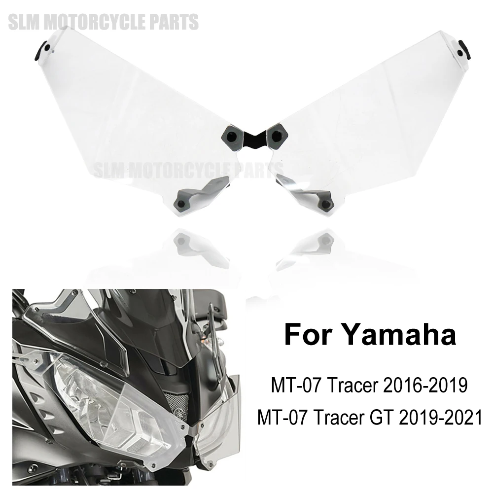 

Motorcycle Headlamp Protectors For Yamaha MT-07 Tracer GT MT07 Tracer GT 2021 2020 2019 2018 Headlight Guard Protector Cover