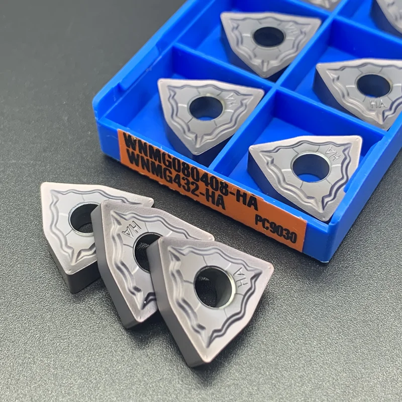 WNMG080404 WNMG080408 HA PC9030 Inserts 100% Original High Quality External Turning Tool WNMG Carbide Insert For Stainless Steel