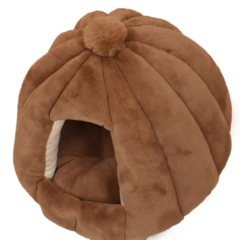 

deep sleep roundness kennel semienclosed cattery The rabbit wool autumn and winter Nest mat pet house small and medium size dog