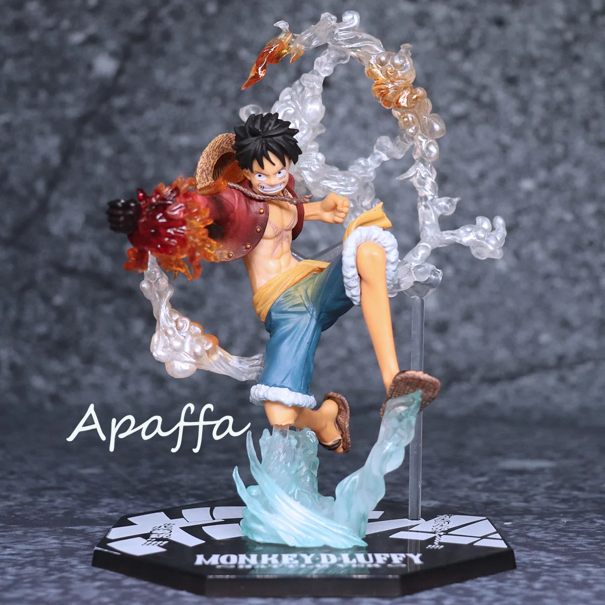 

Anime Figure Toys ONE PIECE Monkey D. Luffy Figuarts ZERO Battle Ver. Rubber Rubber's Red Hawk PVC Action Figure Toys Gift