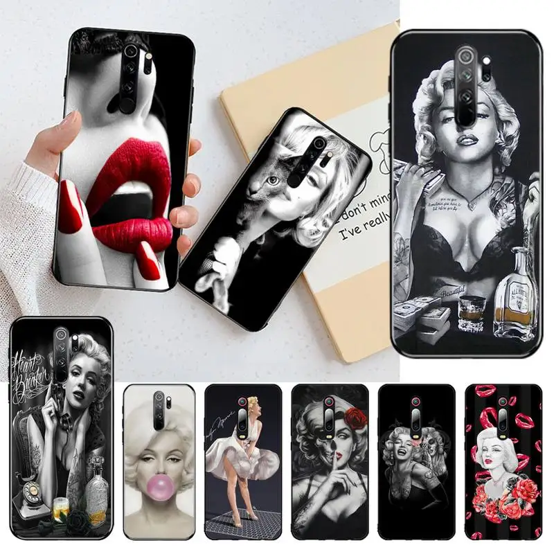 Чехол для телефона Marilyn Monroe Redmi Note 9 8 8T 8A 7 6 6A Go Pro Max K20 | Мобильные телефоны и