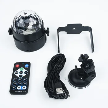 

Ball Stage light Lamp KTV Bar 5W Sound DJ Interior LED RGB Plastic Birthday