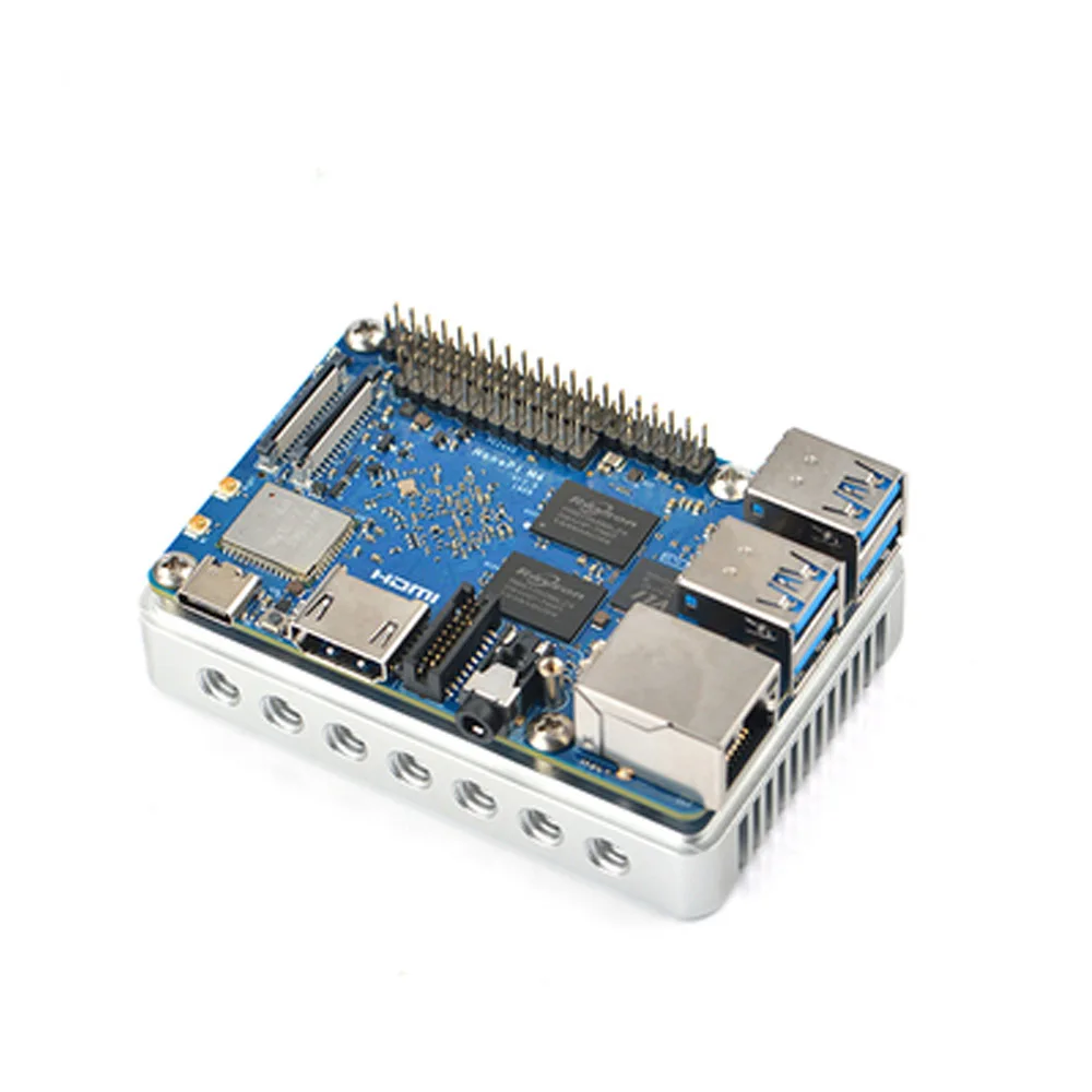 RK3399 макетная плата NanoPi M4V2 Двухдиапазонная WiFi Двойная камера 4G Память 4K воспроизведение Android 8