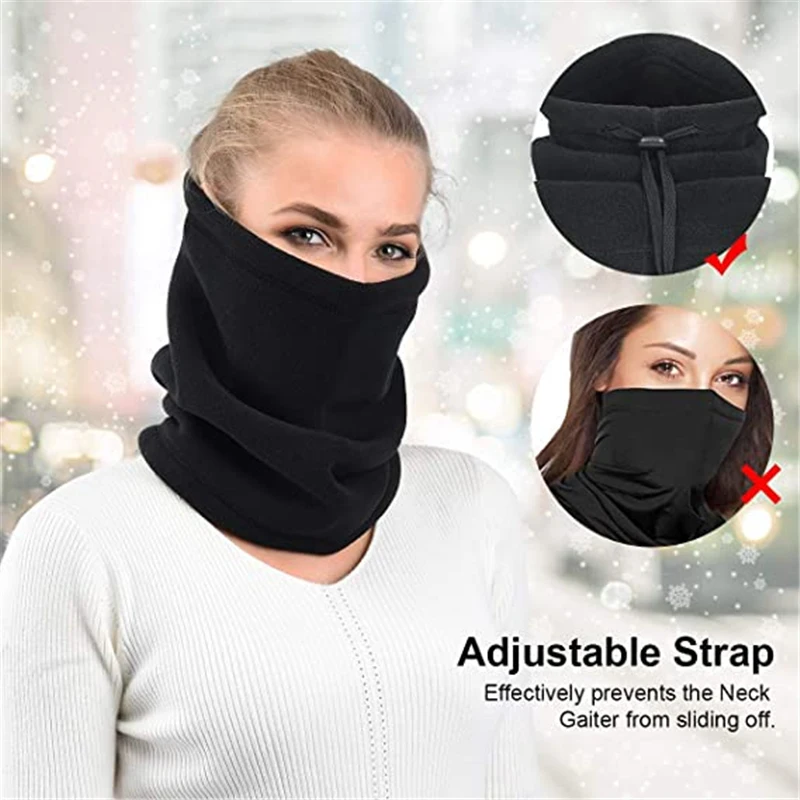 Polar Fleece Neck Tube Ear Warmer Fishing Skating Running Sport Scarf Face Mask Camping Hiking Neck Warmer Warm Cycling Headwear Polar Fleece Neck Tube Ear Warmer Fishing Skating Running Sport Scarf Face Mask Camping Hiking Neck Warmer Warm Cycling Headwear
