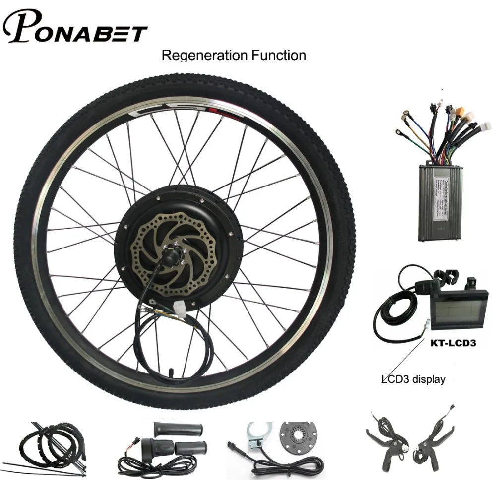 Excellent Ebike Electric Bicycle Conversion Engine Motor Wheel Kit 20 24 26 28 29 inch 700C 36V 250W 48V 1000W 1500W Front Rear E Bike 7