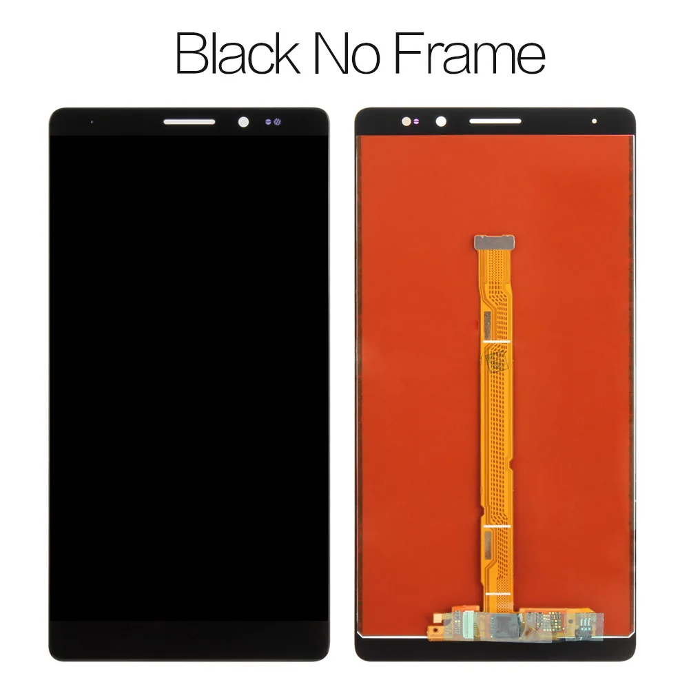 No Frame Black Srjtek для huawei MATE 8 ЖК сенсорный экран стеклянная панель запасные части для huawei MATE 8 дисплей сенсор рамка NXT-L29 NXT-AL10 - Цвет: No Frame Black