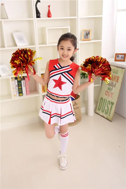 Déguisement pompom girl rose - Tenue de cheerleader