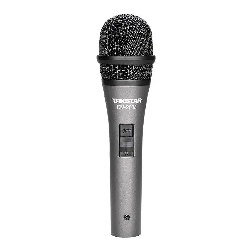 

TAKSTAR Professional wired dynamic Microphones with 6M Cable for On-stage Performance Karaoke Outdoor Activities (DM-2008)
