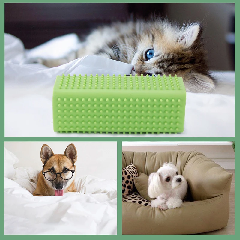 Pet Dog Cat Massage Comb Kitten Self Groomer Cats Scratch Bristles Arch Toy Hair Removal Comb Shedding Trimming Grooming Tool