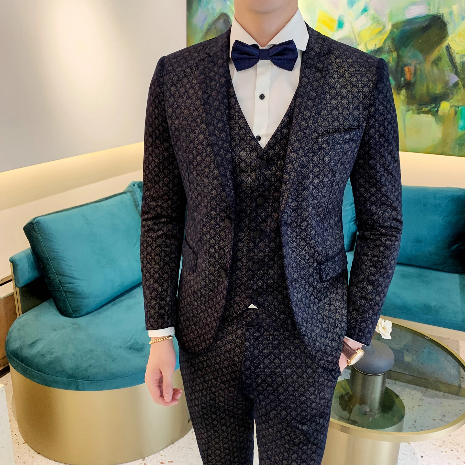 Quality Elegant Suits Mens Velvet Luxury Suits Mens Vestidos Hombre Para  Matrimonio Gentleman Party Dress Mens Smoking Slim Fit|Suits| - AliExpress