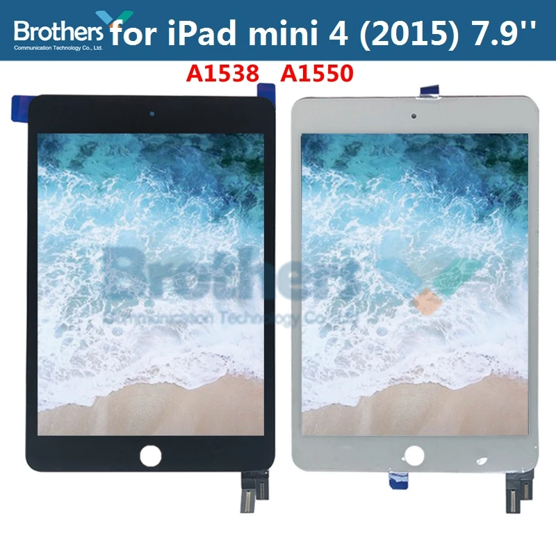 Для iPad Mini 4 9,7 ''A1538 A1550 планшет ЖК-экран Mini4 ЖК-дисплей сборка панель сенсорный экран дигитайзер стекло тест Топ