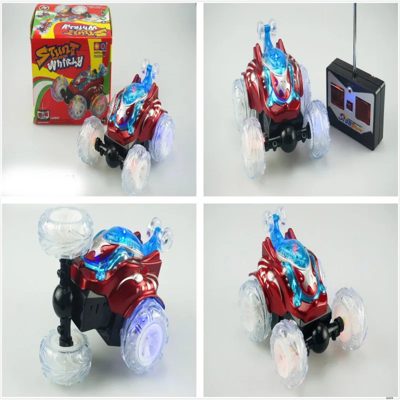 

Remote Control Dump Truck Stunt Car Light Electric Roll tiao wu che Stall Boy Toy Remote Control Car