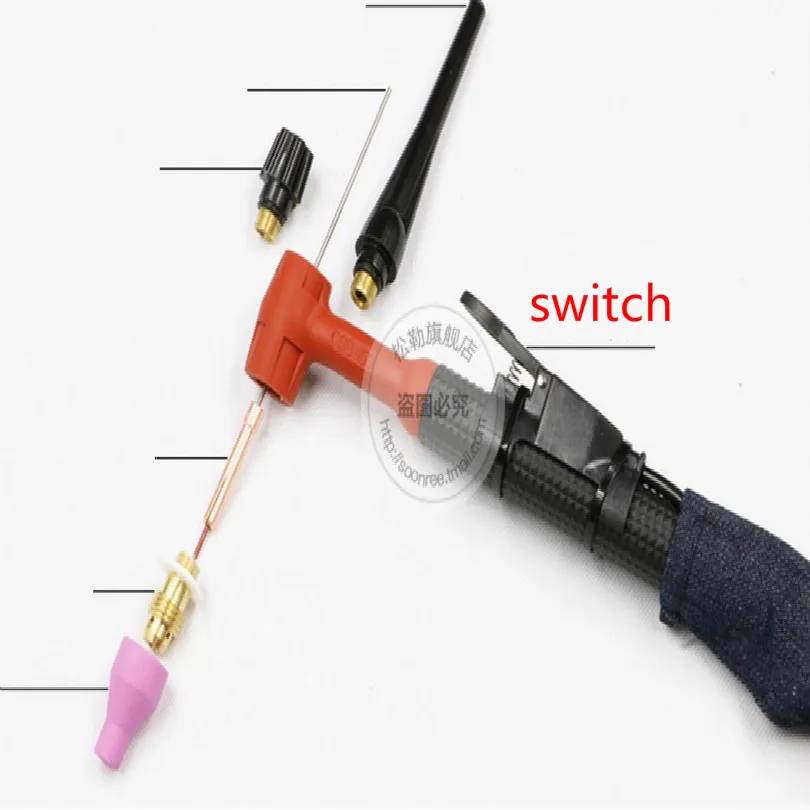 Integration of gas-electric qq-150a qq-300a wp17 wp26 wp18 tig torch tig welding gun tig welding torch gas Water cooled