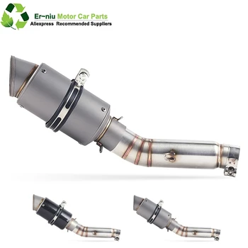 

Motorcycle Exhaust Muffler Pipe Link middle Pipe Slip On For HONDA CBR400 CB500R CBR500R 2013-2015 CB400X CB500X 2013-2019