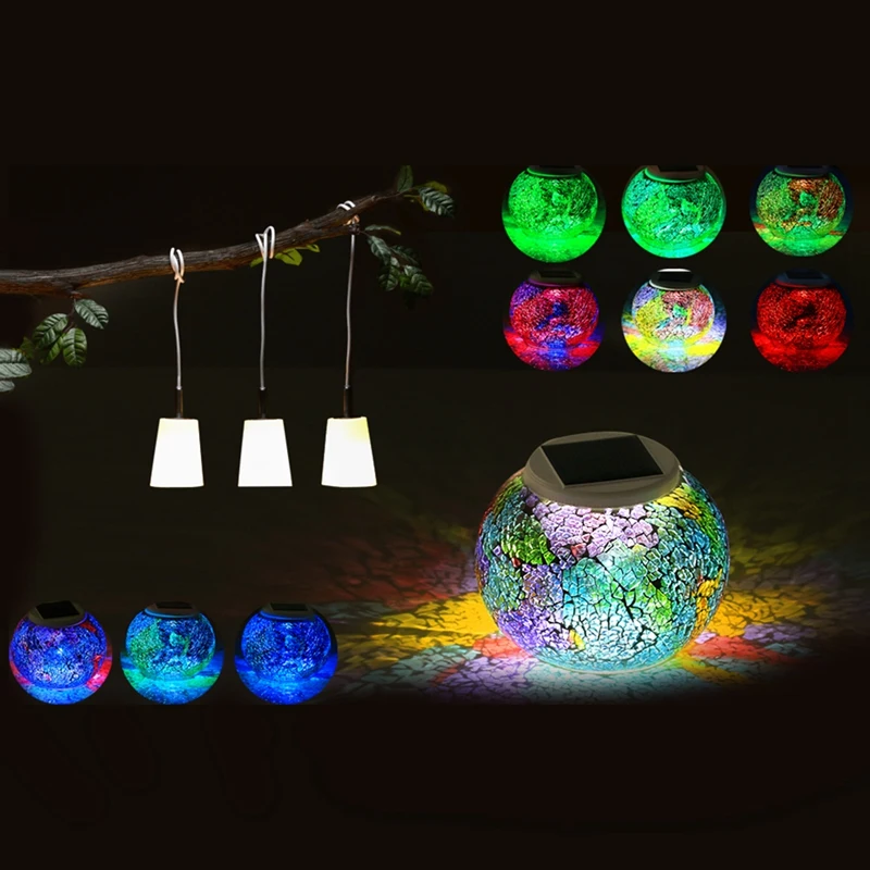 

Led Solar Glass Ball | Yard Decorations for Porch | Women'S Garden | Outdoor Patio Decor | Waterproof Led Lawn and Porch Solar L