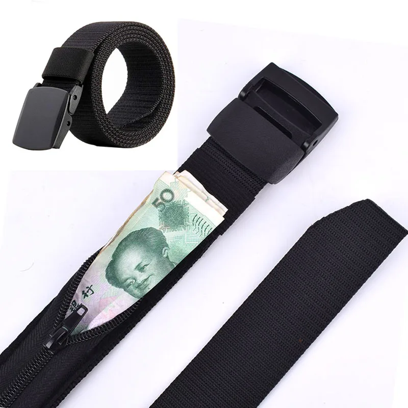 Travel Cash Anti Theft Belt Waist Bag Women Portable Hidden Money Strap Wallet Pack Men Secret Hiding 119cm | Аксессуары для