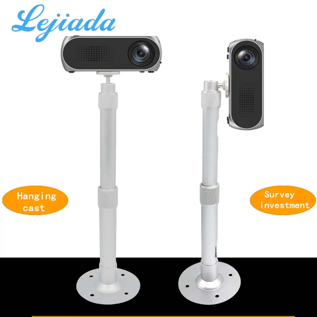 Lejiada Proyector Triangular Soporte Para El Hogar Montado En La Pared Soporte De Techo En Miniatura Telescopico Aliexpress