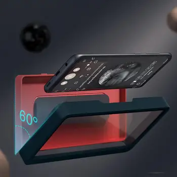 

Waterproof Hanging Phone Rack Bathroom Wall Storage Holder Anti-fog Window Bathroom Amusement Superb Gadget