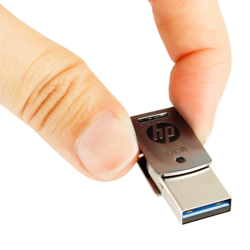 USB флеш накопитель HP X5000M металлический OTG Type C 3 1 128 Гб/64 Гб/32 ГБ высокоскоростной