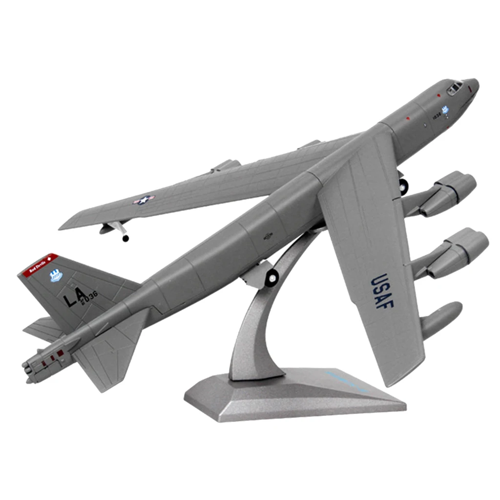 1/200 Scale Diecast Alloy American B-52 Bomber Aircraft Plane Model Collectibles